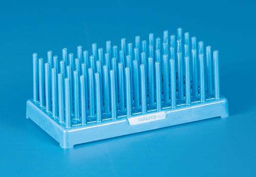 试管钉架PP的直径为50直径16个孔，白色