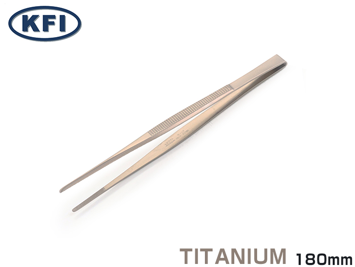 精密镊子K-17钛V18A-180mm（178113）