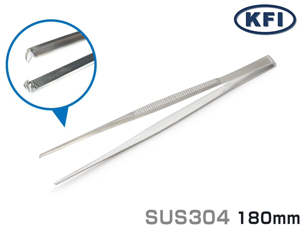 精密镊子K-17不锈钢V18B-180mm（178121）