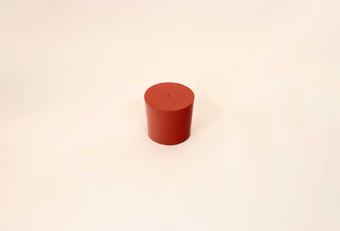 天然橡胶塞子红色编号15 42.5mm x 37.5mm x 37hmm