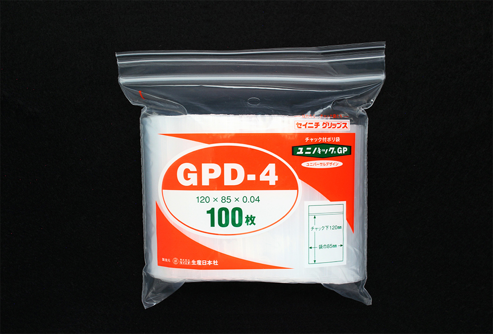 Unipack GP GPD-4 120 x 85毫米x 0.04毫米厚（100张）