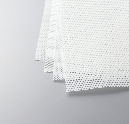 PTFE打孔板宽500mm x厚度0.5mm长1000mm孔直径&phi;5.0mm