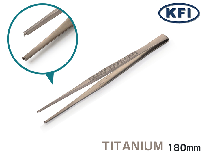 精密镊子K-37钛V18B-180M/m（378123）