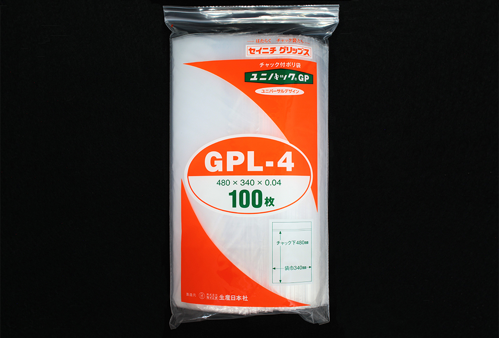 Unipack GP GP-4 480 x 340毫米x 0.04毫米厚（100张）