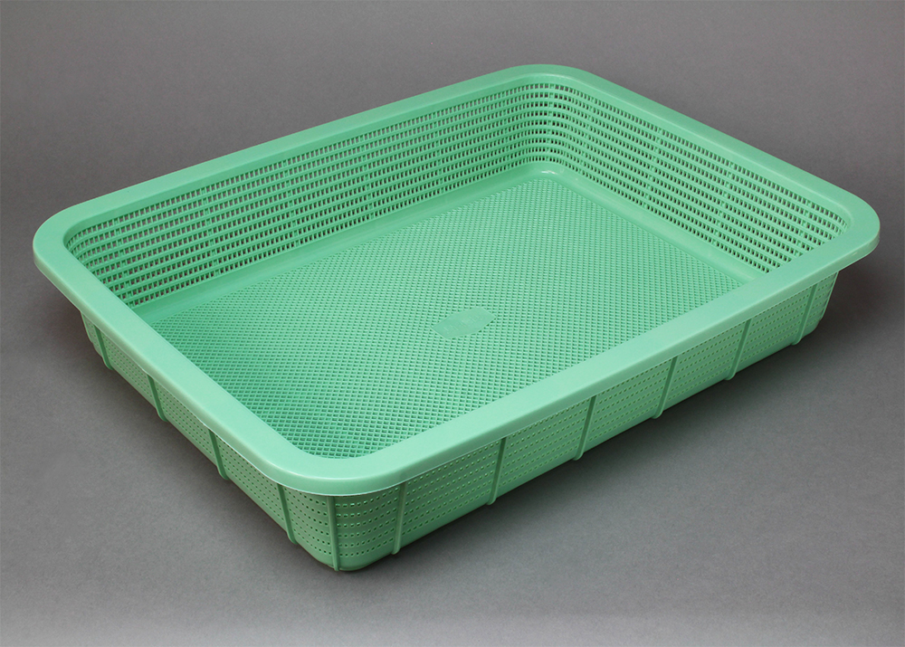 方篮，较大的浅型柔和时间（绿色）