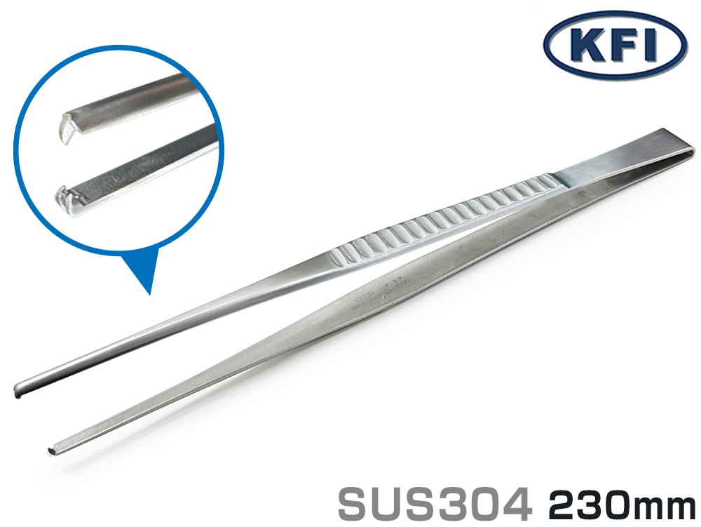 精密镊子K-37不锈钢V23B-230mm（379121）
