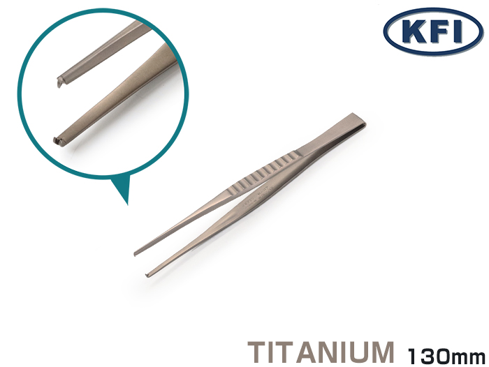 精密镊子K-37钛V13B-130mm（373123）