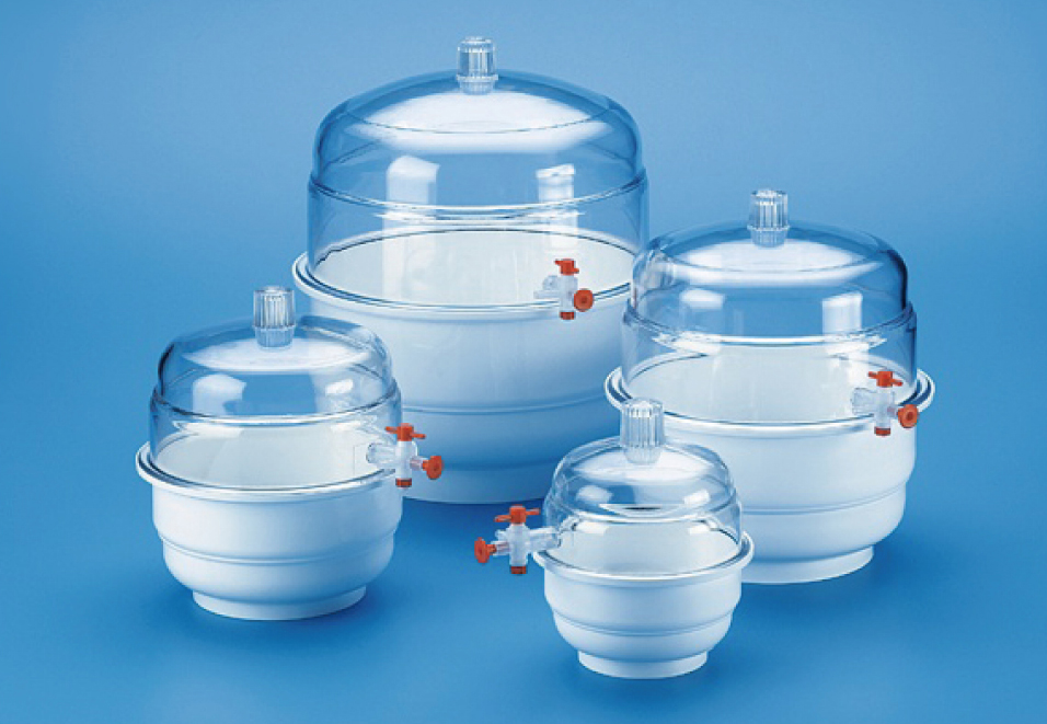 Tarsons真空干燥器停止公鸡容器PP盖PC直径300mm