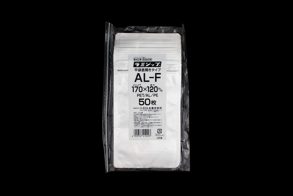 铝拉米拉米拉米拉米式平坦袋al-f 170mm x 120mm（50张）