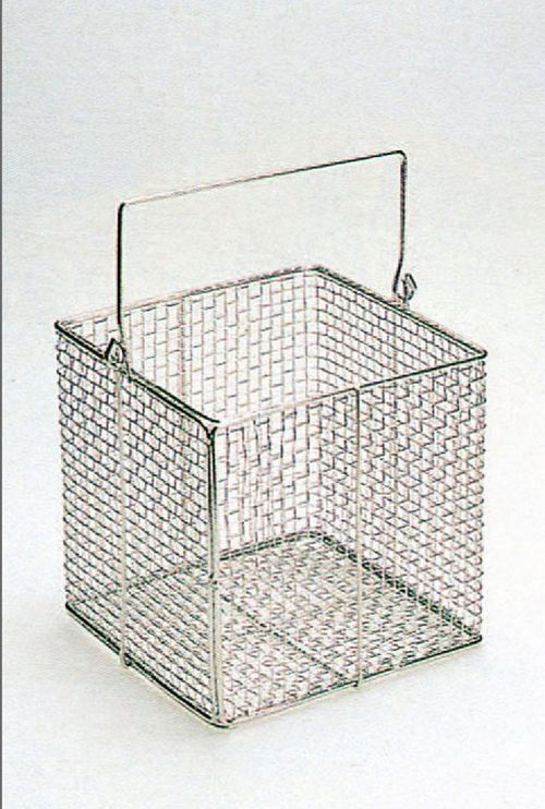 不锈钢方形清洁篮，小，150 x 150 x 150 hmm