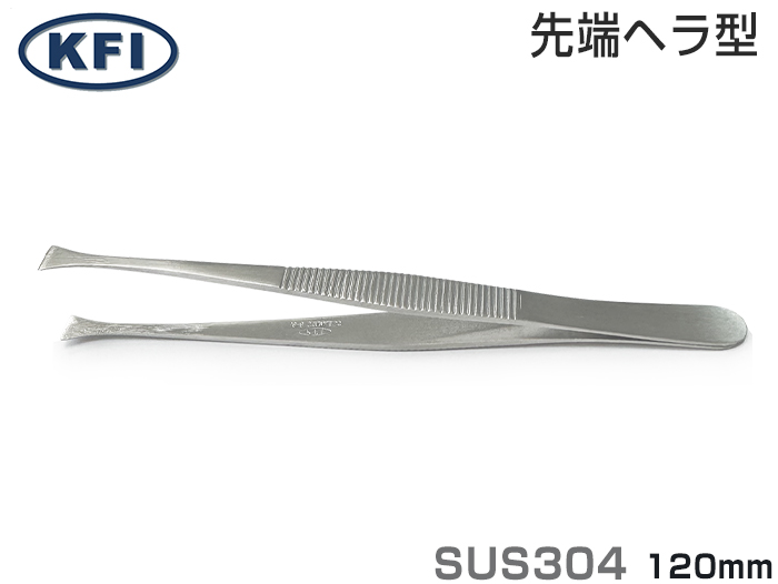 精密镊子K-27 35A 120mm不锈钢（270001）
