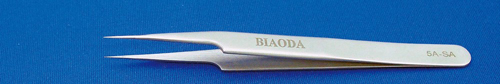 精密镊子SA：非磁性/电解抛光磨砂5a-sa