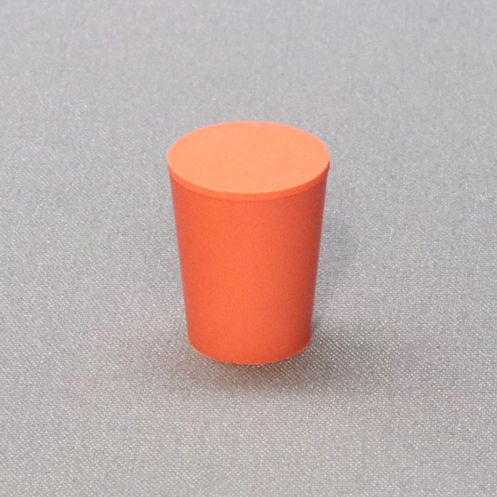 天然橡胶（橙色）韦斯特塞子11mm x 8.5mm x 14Hmm