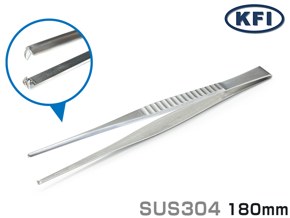 精密镊子K-37不锈钢V18B-180mm（378121）