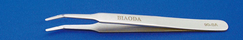 精密镊子SA：非磁性/电解抛光哑光90-SA