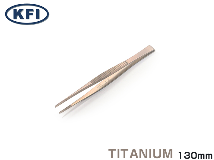 精密镊子K-17钛V13A-130mm（173113）