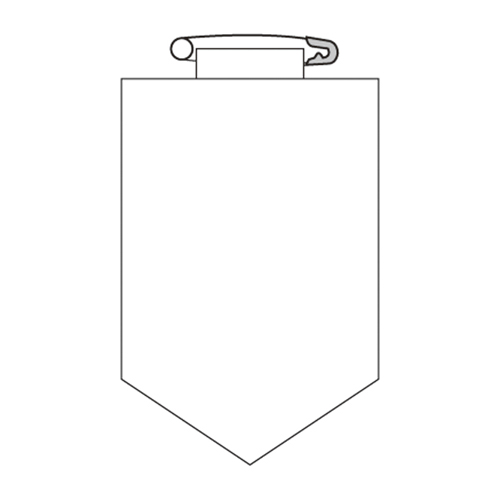 乙烯基斑块胸部100（白色）（情妇）126101