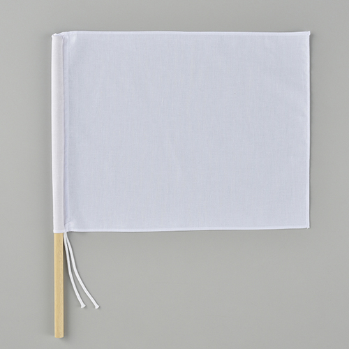 手旗 手旗 白   245001