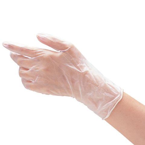 ES实验室手套乙烯基尺寸L（100张）