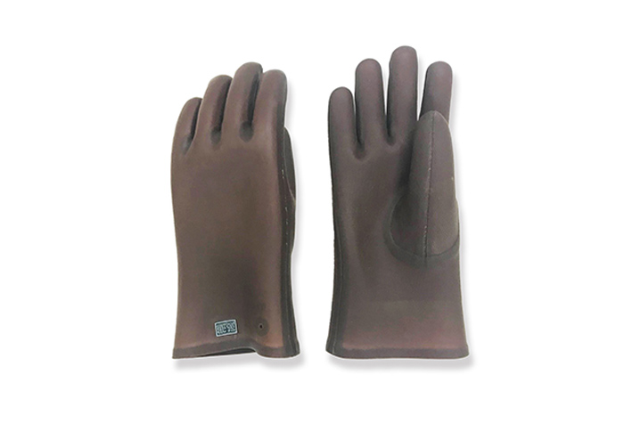 天然橡胶工作短手套