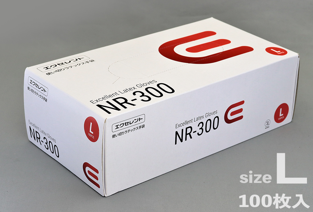 优秀的 胶手套NR-300无粉末L