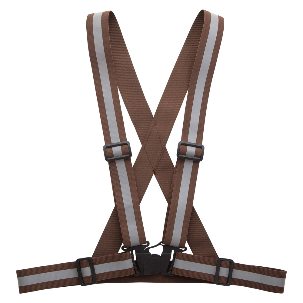 拉伸安全背心棕色7724