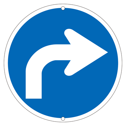 道路标识 道路 ３１１－Ｂ右   133154