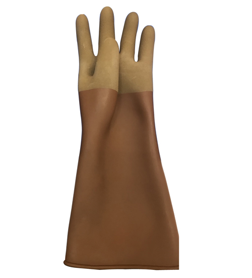 天然橡胶工作手套370L