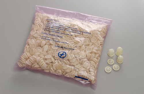 天然橡胶粉末手指麻袋L（1000件）