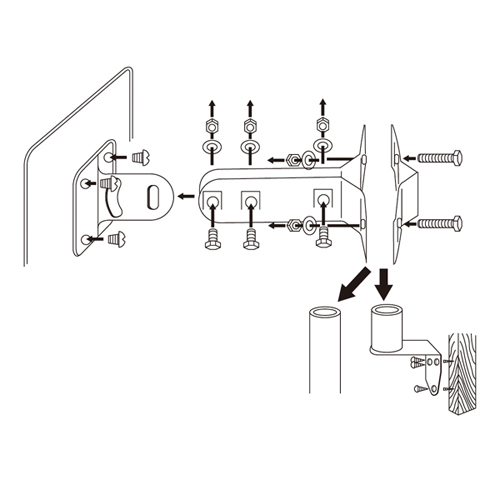 简单类型的镜子墙圆形SS30 276090