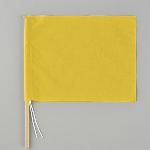 手旗 手旗 黄   245003