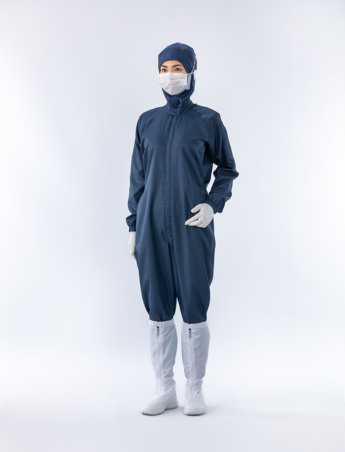 前拉链清洁西服CJ1032海 LL