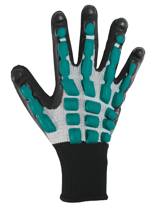 手套Mamoru920-BK/gr-l Mamoru-kun＃920黑色/绿色L