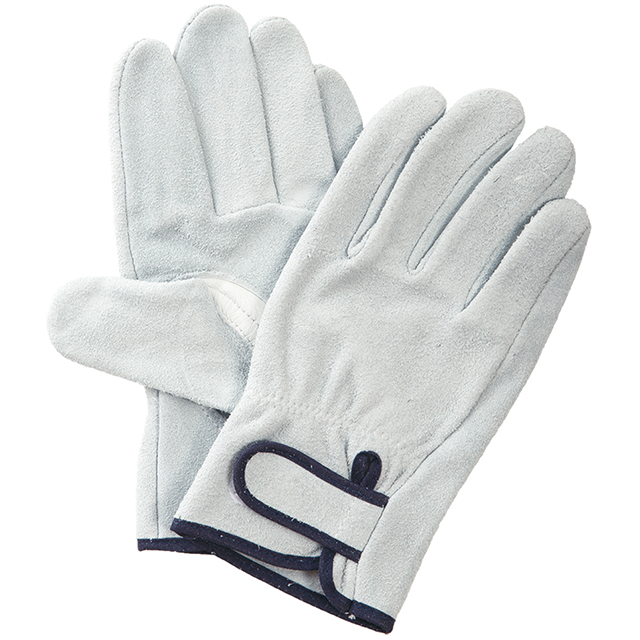 牛本革手袋 KS851 极 マジック 白皮 Lサイズ 10双入