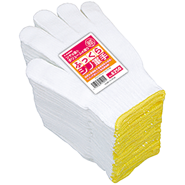 Shino Gloves 6250 Shino 2主系列黄色。 620克自由尺寸（包括10个破折号）