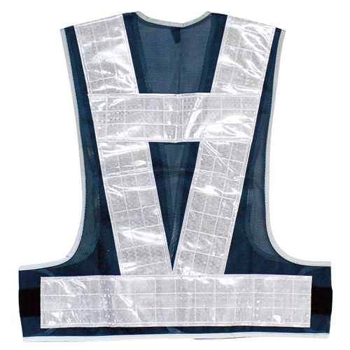 边缘皮卡背心安全背心（海 /白色）238014