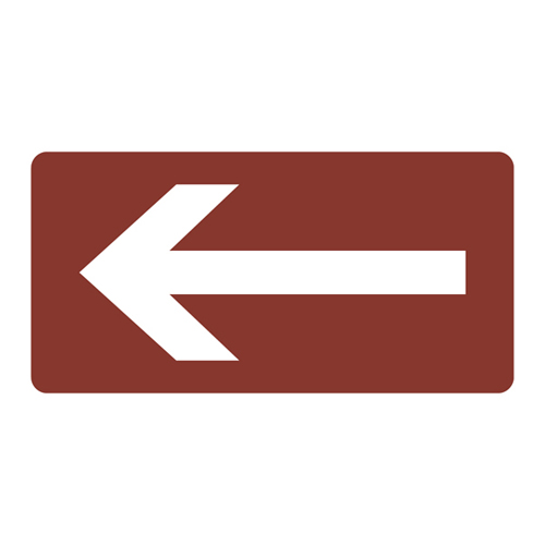 JIS管道识别标签（水平类型）HY-411S 383411