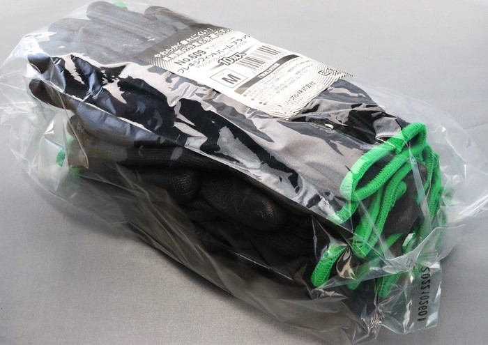 Livre No.609柔性棕榈M尺寸10对x 24袋（240对）