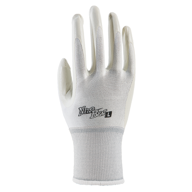 硝酸涂料手套3640-5p Nitobet 13G露背LL（5对，5对）