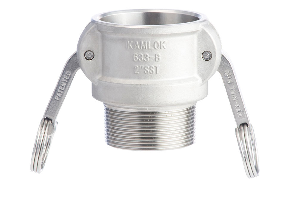 Camlock铜在线（不锈钢）633-BB 6英寸SST