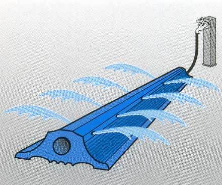 雪融化浇水护罩软管（两侧的孔）（10m x 2片）