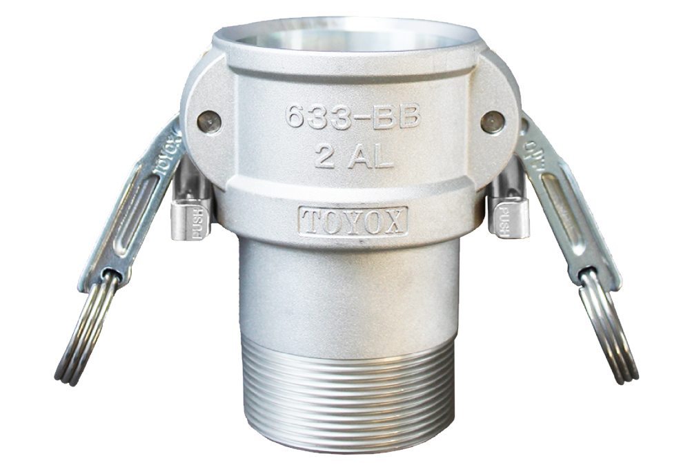 Camlock Twin Lock Type Copperer Online（铝合金）633-BBL 4英寸AL