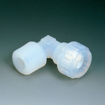 PFA邮件Elbo LFH-3/8-R1/4 Flock Seal NR1063-017