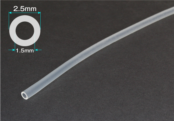 有机硅橡胶管1.5mm x 2.5mm切割