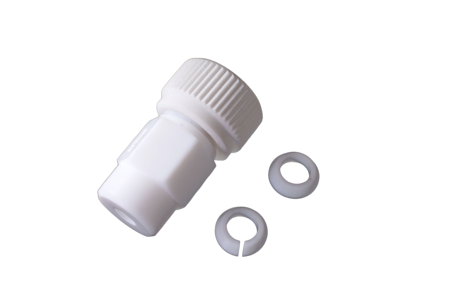 PTFE半联合适配器适用的管外径：8/10mm BL76014