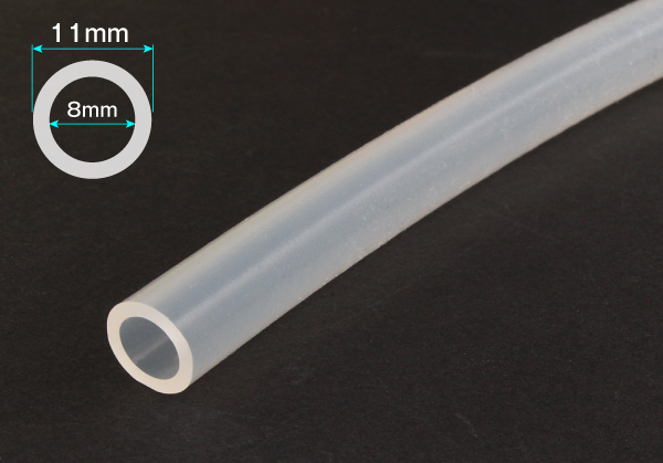 有机硅橡胶管8mm x 11mm切割产品