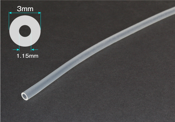 有机硅橡胶管1.15mm x 3mm切割