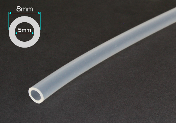 有机硅橡胶管5mm x 8mm切割