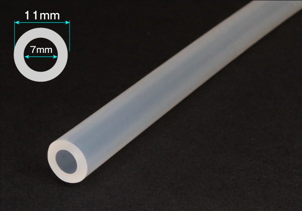 有机硅橡胶管7mm x 11mm切割产品