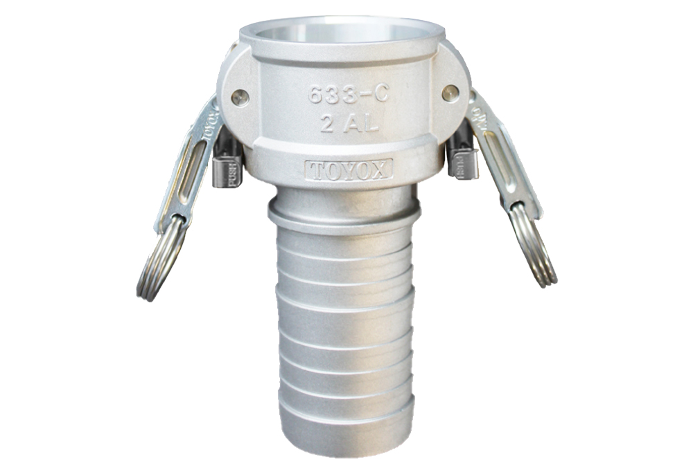 Camlock双锁铜（铝合金）软管柄633-CL 1-1/2英寸AL（对于软管内径38mm）